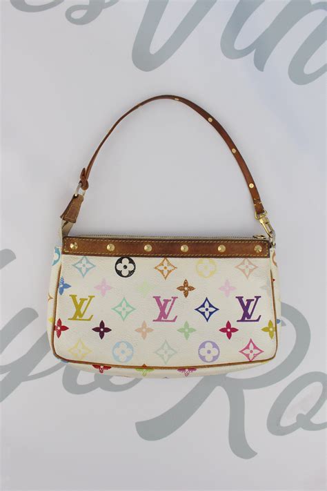 small white lv bag|louis vuitton white monogram bag.